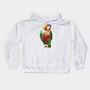 Cute Parrot Drawing Kids Hoodie